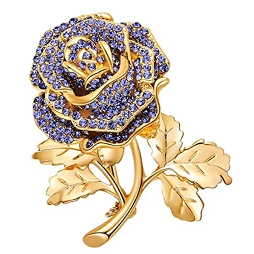 Broche rose fleur le cadeau de luxe idéal pour une femme chic