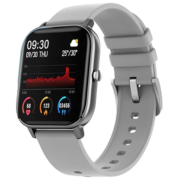 (Renewed) Fire-Boltt SPO2 Full Touch 1.4 inches 8 Days Battery Life Smart Watch Compatible with Android and iOS IPX7 with Heart Rate, BP, Fitness and Sports Tracking (Grey) at Rs. 2123