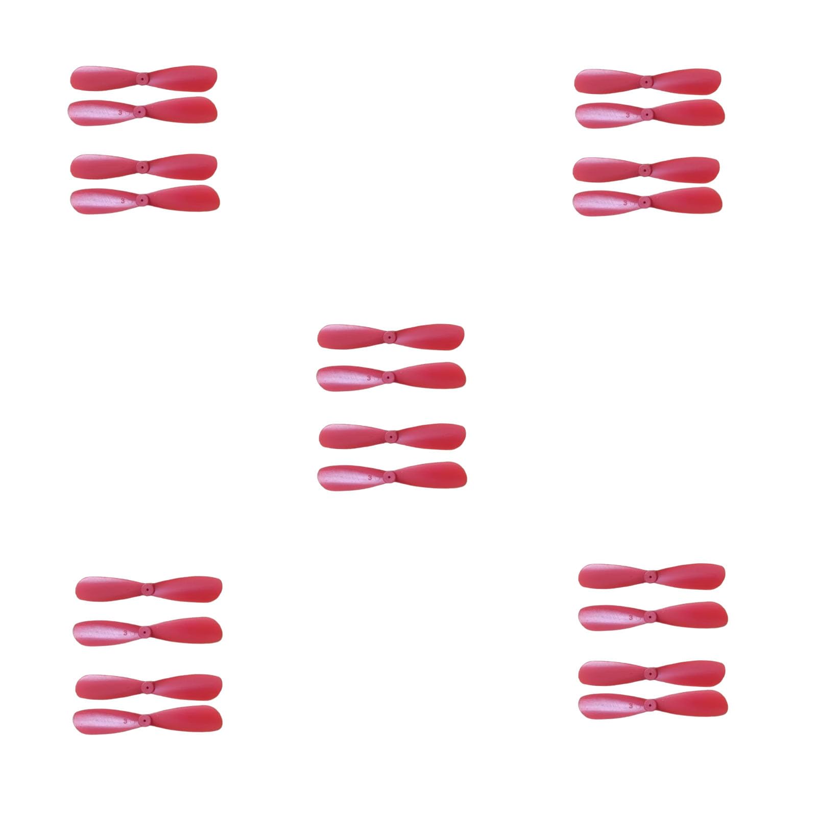 Propeller Props, 20pcs Propeller Blades UAV Propeller is Used for Remote Control Glider. The Nylon Mini Propeller is 1.8 Inches Long and The Center