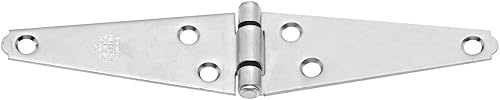 National Hardware N127-969 282 Bisagras de correa pesada en zinc, 4"