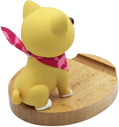Miniatura 30 de Soporte de teléfono celular para cachorro perro para escritorio, soporte para teléfono inteligente, soporte de dibujos animados, ornamento
