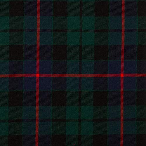 Tissu Morrison Tartan écossais 13 oz vert laine au mètre pour couture