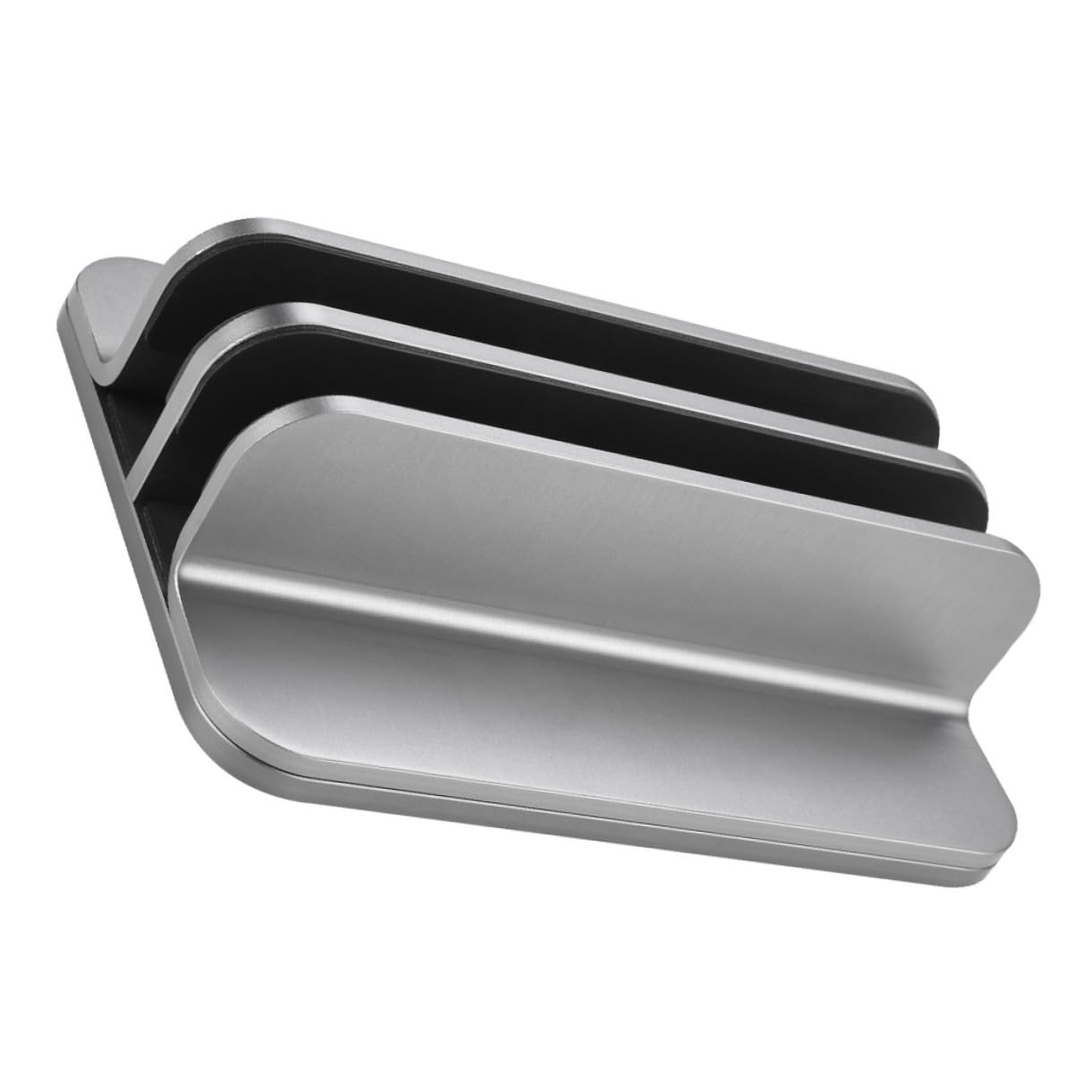 NOLITOY Soporte Portátil Vertical Doble de Aluminio para Laptop Base Resistente y Ligera para Escritorio Diseño Ergonómico Anticalor Compatible con Notebooks y Ordenadores Portátiles