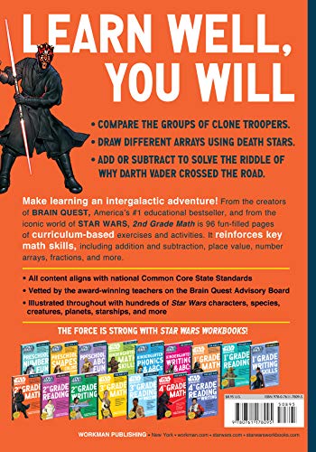 Star Wars Workbook: 2nd Grade Math (Star Wars Workbooks) - Image 2