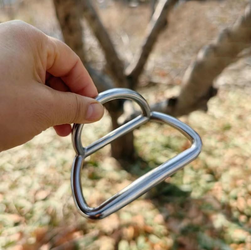 JY-MARINE 316 Stainless Steel Boat Towing Rings - 2 Pack D-Ring Handles For Inflatables