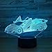 Produktbild 7 Farbwechsel Led 3D Lampe Rennwagen Nachtlicht Sensor Licht Wohnkultur USB Led Kinder Geschenk