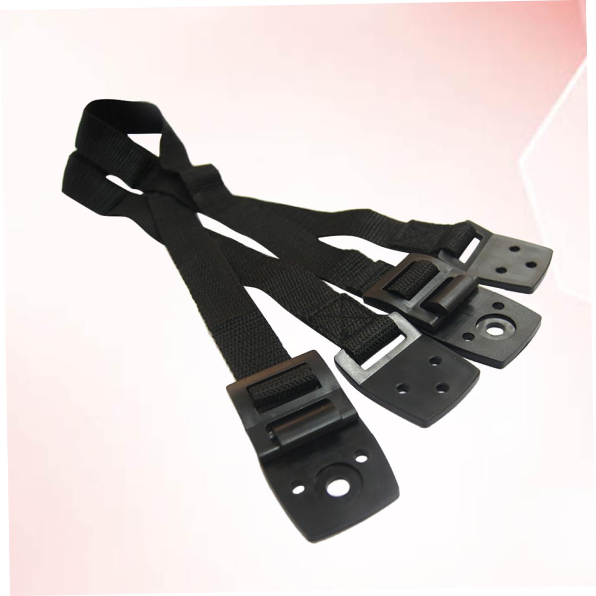 Abaodam 4pcs Safety -tip Straps Heavy Duty Furniture Wall Anchors for Flat Tvs Boy Girl Lock Kit Black Easy Install Earthquake Safety