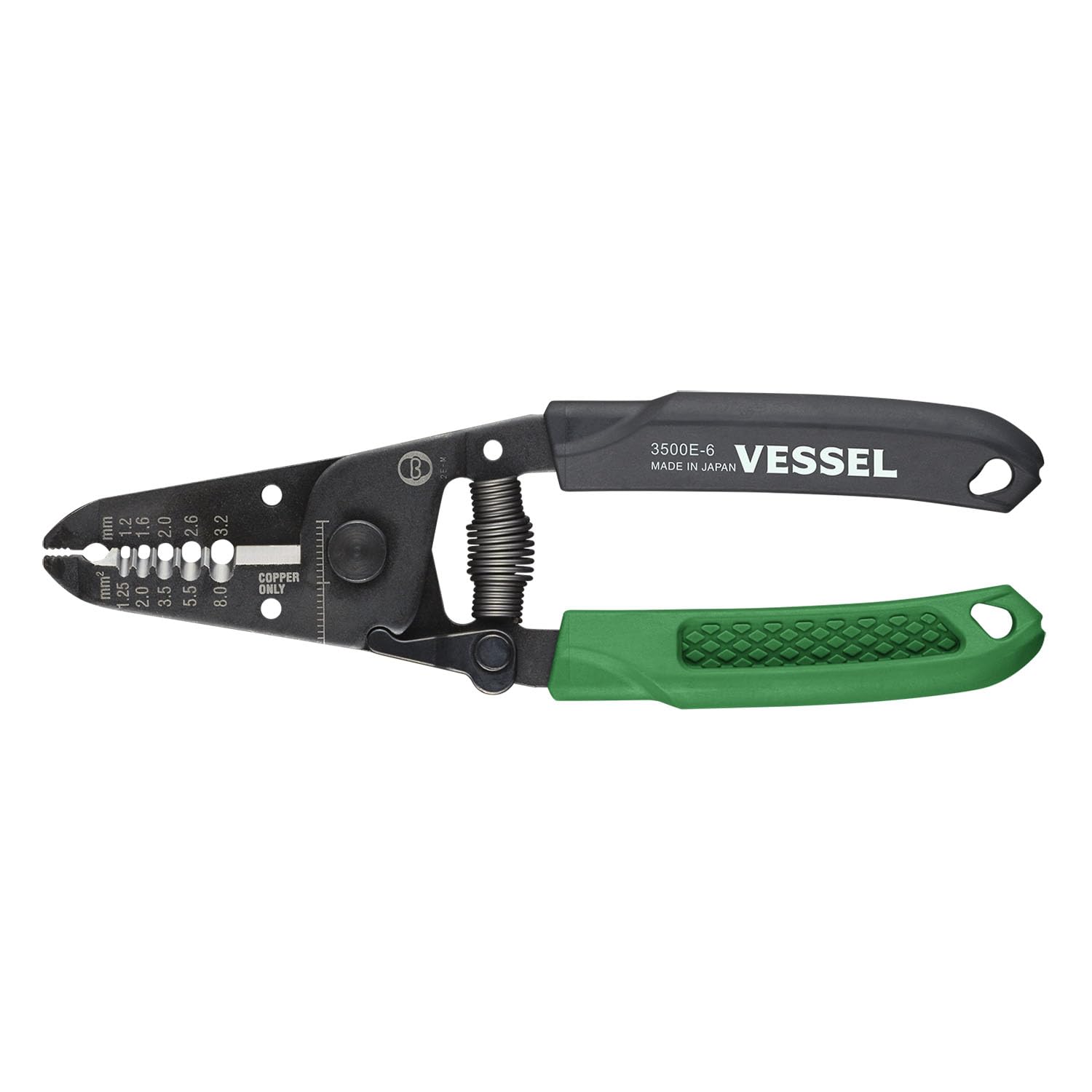 VESSEL 3500E-6 Wire Stripper Tool - For IV & KIV Wires, With Scale And Spring - View #6