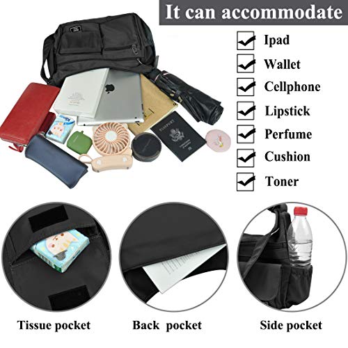 Image of VOLGANIK ROCK Crossbody Bags for Women RFID Lightweight Travel Shoulder Bag Waterproof Nylon purses and handbags Pocketbook