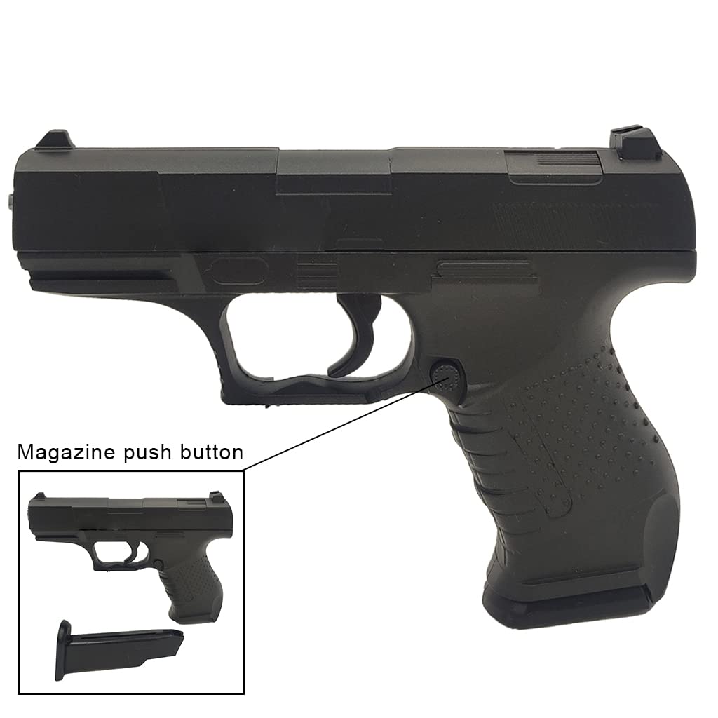 Pack Airsoft Pistolet G.19 à Ressort/Couleur: Noir/Matière: Métal/Puissance 0.2 Joule/Livré avec Accessoires