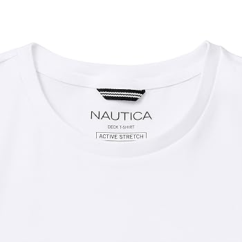 Amazon | NAUTICA 半袖Tシャツ メンズ 無地 クルーネック