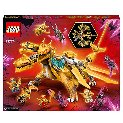 Ninjago Ultra Drago d’Oro di Lloyd, Set Serie TV Crystallized con Grande Action Figure da Costruire e 9 Minifigure, Idea Regalo, Giochi per Bambina o Bambino da 9 Anni in su 71774 - Lego - Immagine 9