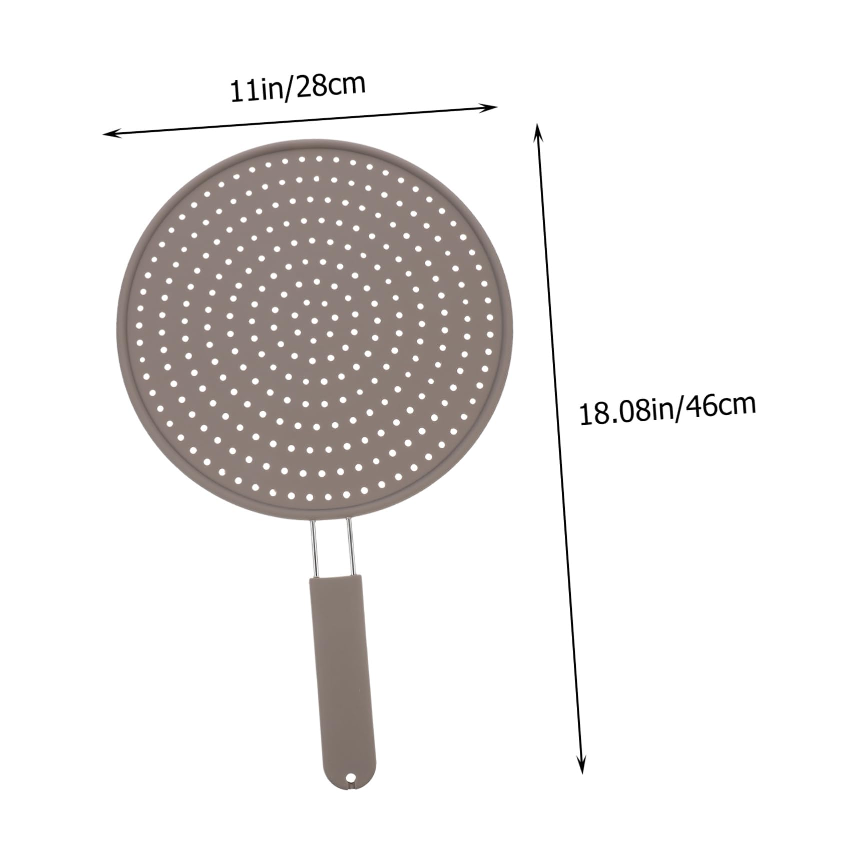 SOLUSTRE Frying Pan Silicone Oil Strainer Board Grease Splatter Screen Heat Resistant Cooking Tool Warm Kitchen Accessory for Oil Drainage Easy Cleanup