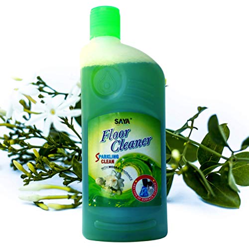 Image of Saya Floor Cleaner Liquid for Cleans and Shines to Tiles, Marble, Italian Floor & Surface Cleaner - (Mogra - 1.5L)