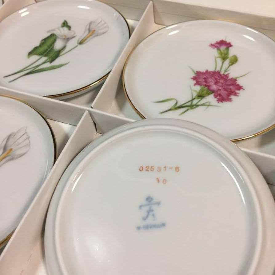 Amazon.co.jp: フィシテンバーグ 皿 プレート 貴重ヴィンテージ 6枚