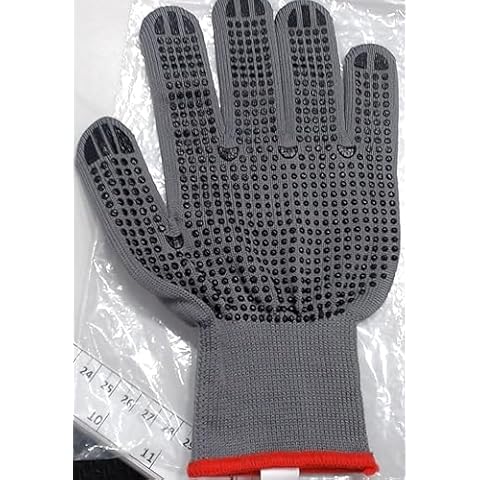 Polyco 801-MAT Grey PVC Dotted Gloves Cover