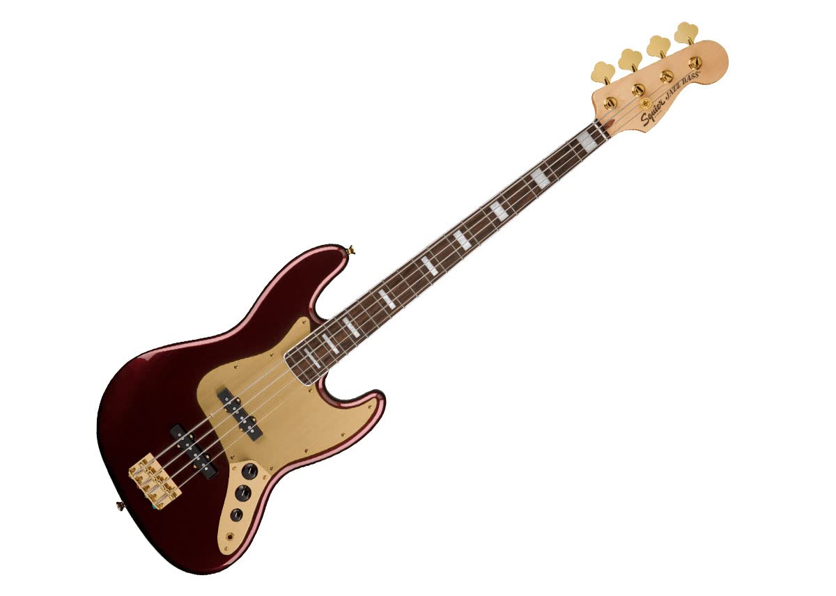 Amazon.com: Fender Squier 40th Anniversary - Bajo Jazz de edición