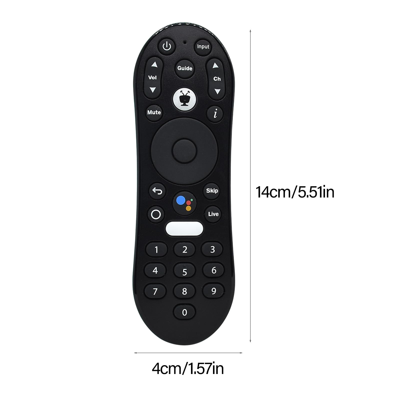 Télécommande Vocale De Remplacement R37023B Facile À Utiliser pour Appareil De Télévision Stream 4K Conception Ergonomique Télécommande Noire