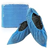 Schuhüberzieher Einweg100 Stück (50 Paar) Vliesmaterial Staubdicht, rutschfest Faltbar Einheitsgröße Schuh Überzieher Einweg, Schuhe/Fußböden/Teppiche Sauber und Ordentlich zu Halten