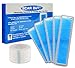 ScarOut! Silicone Scar Sheets for Scar Removal (2 Month Supply) - C Section Recovery Scar Treatment, Keloid Scar Removal and more! - 4x Silicon Sheets For Scars in two sizes - Scar Gel Silicone Tape