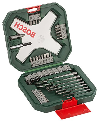 Bosch 2607010609 Coffret de mèches et forets X-Line Acier rapide 44 pièces