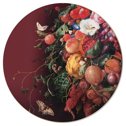 Guirlande de fleurs Goebel Jan Davidsz de Heem décoration murale en porcelaine d'art prestigieuse