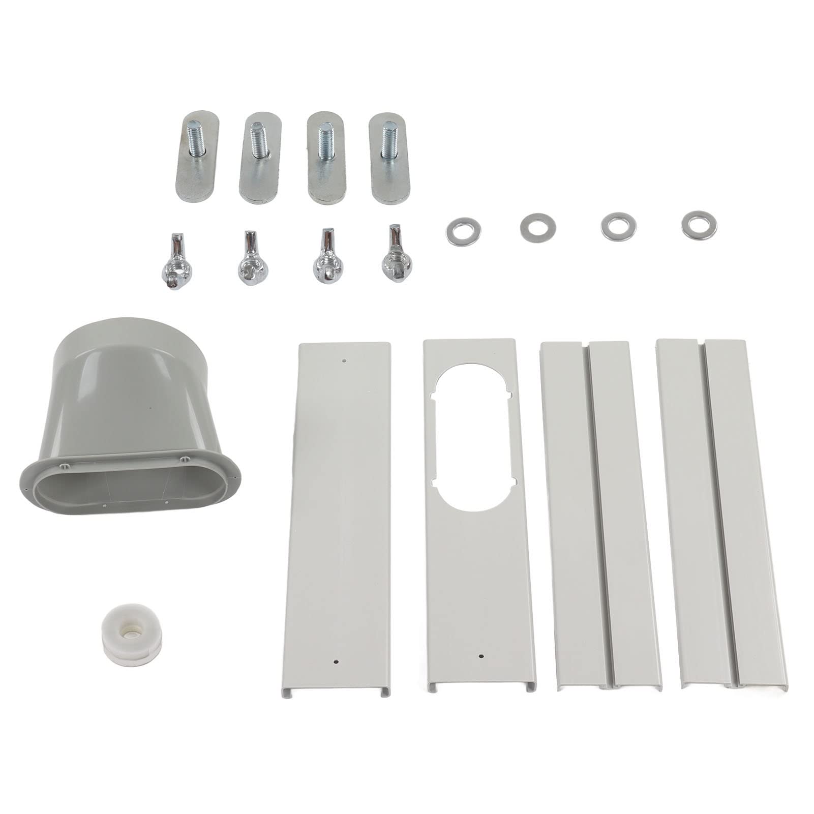 Universelles Tragbares Klimaanlagen-Fenster-Set für 150 mm Rohr, Schiebetür-Hardware