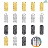 👟【Amplio Gamo de Usos】: La cuero hebilla de pulsera también es muy adecuada para la conexión fija entre la pulsera y el collar. Puede usar su creatividad para realizar un diseño manual de bricolaje y luego diseñar su propia pulsera o collar único.