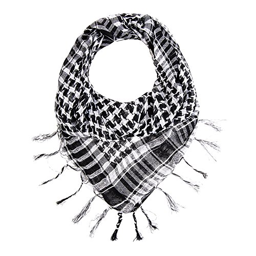 Blue Banana Pañuelo Para el Cuello Tipo Palestino Blanco
