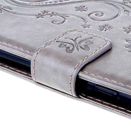 Custodia Lenovo K5 Cover, Leathlux Retro Fiore