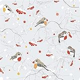 Window Privacy Film Stained Glass Window Cling Decorative Frosted Static Cling Non Adhesive UV Sun Blocking Bird Pattern Vinyl Stickers Heat Control Opaque Bathroom Door Coverings Bird 11.8 x 78.7 in