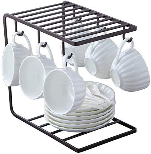 See full amazon price history chart for Giftoshopee Coffee Mug Cup Holder Cup and Plate Stand with 6 Hooks for Large Mug - 9.5 x 9.1Inch (Black) Utensil Holders & Organizers for Kitchen Giftoshopee Coffee Mug Cup Holder Cup and Plate Stand with 6 Hooks for Large Mug - 9.5 x 9.1Inch (Black) Utensil Holders & Organizers for Kitchen (B08VWHRVFW) Amazon Price History, Amazon Price Tracker