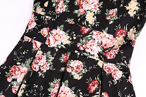 Image of MINTLIMIT Women's 1950s Retro Vintage Cocktail Party 3 /4 Sleeve Swing Dress