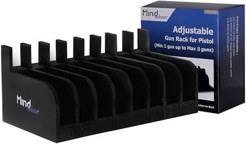 Miniatura 2 de Soporte de pistola de espuma Mind and Action para pistola de seguridad, accesorios de gabinete de armas, solución de almacenamiento de armas