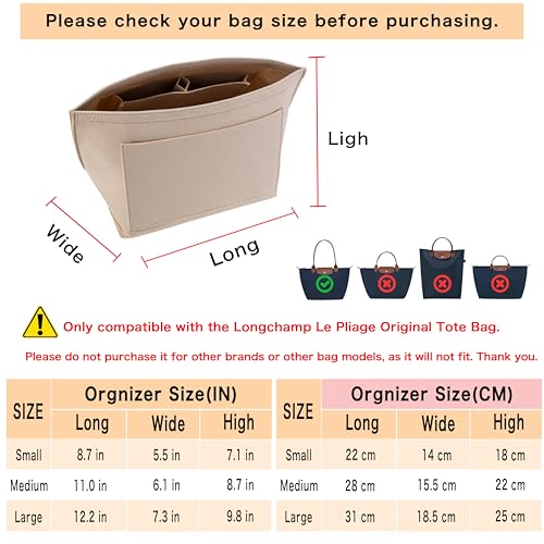 ATSEKTZ Purse Organizer Insert