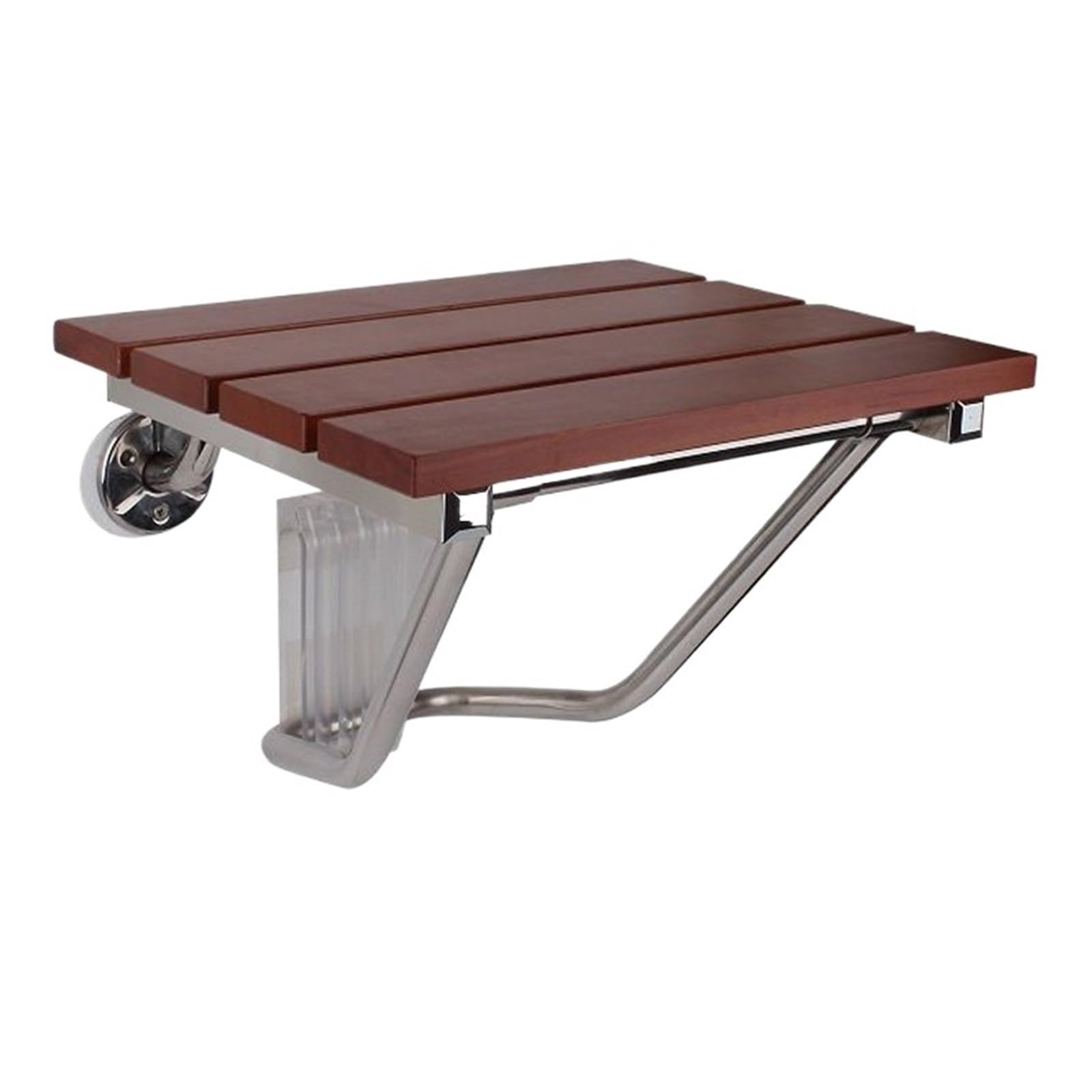 shower stool Natural Wood Folding Shower Seat Wall-mounted Shoe Changing Stool In The Entryway For Elderly Disabled folding