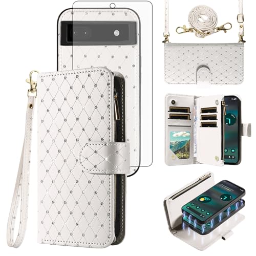 Pixel 6A coque Asuwish ZSZXCXDK US Blanc avec protection renforcée