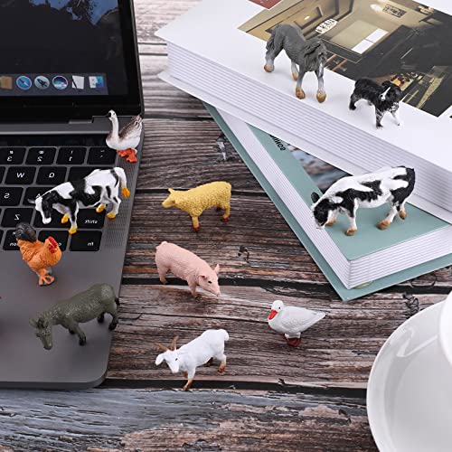 Cobee Figure di Animali da Fattoria, 12 PZ