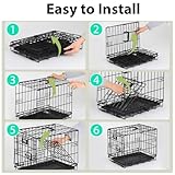 Holywarm Dog Crate Metal Dog Cage, 36 inch Medium Dog Crate Foldable Pet Cage with Leak-Proof and Removable Tray, Easy to Clean (91cm L x 56cm W x 61cm H) - Image 7
