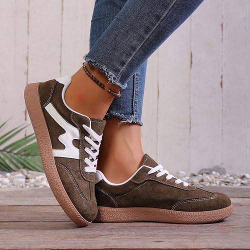 Baskets rétro pour femmes chaussures de skate plates et antidérapantes