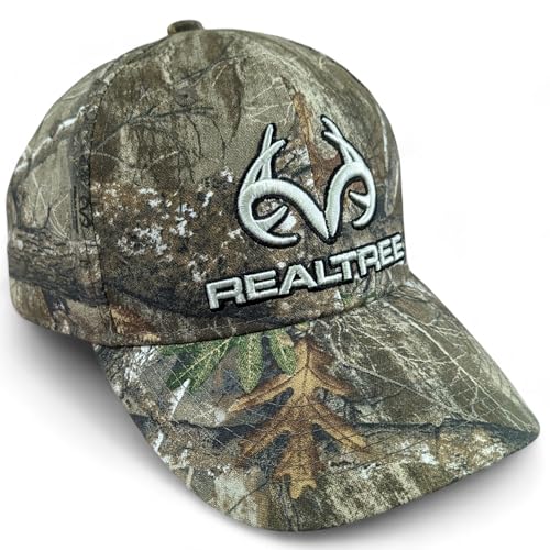 El Mejor Listado de Ropa de Caza para Hombre . 45 Realtree - Gorra de camuflaje con logotipo 3D para hombre, diseño de ciervos de caza y camionero con borde RT - Banda de sudor estructurada de perfil medio, todo lona, Varios...