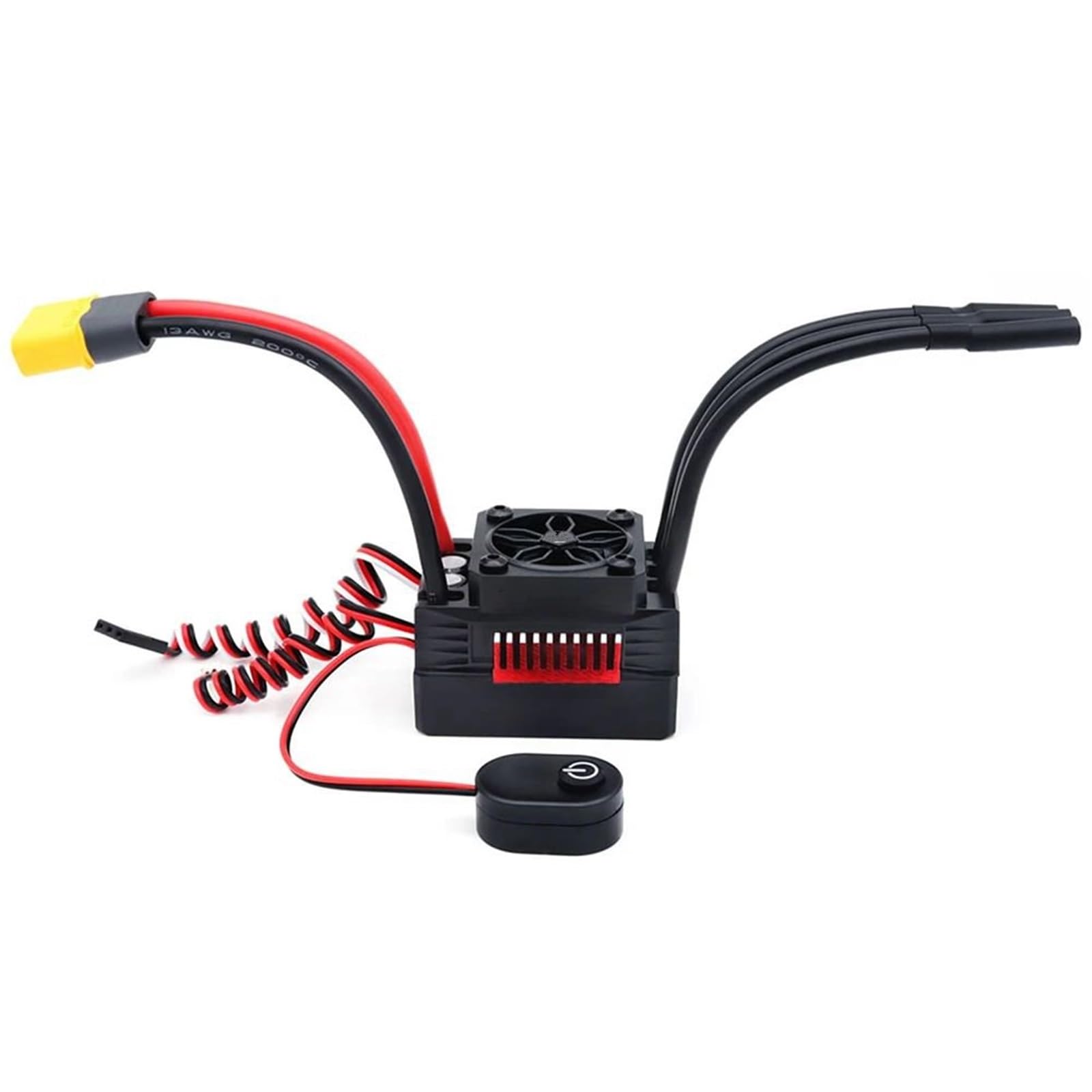 Per Rocket V2 1:10 Impermeabile Supersonico 90A Brushless ESC Controller Sensored Con 7.4V/8.4V 6A BEC 3650 Motore RC Parti Di Automobili Veicolo ESC RC