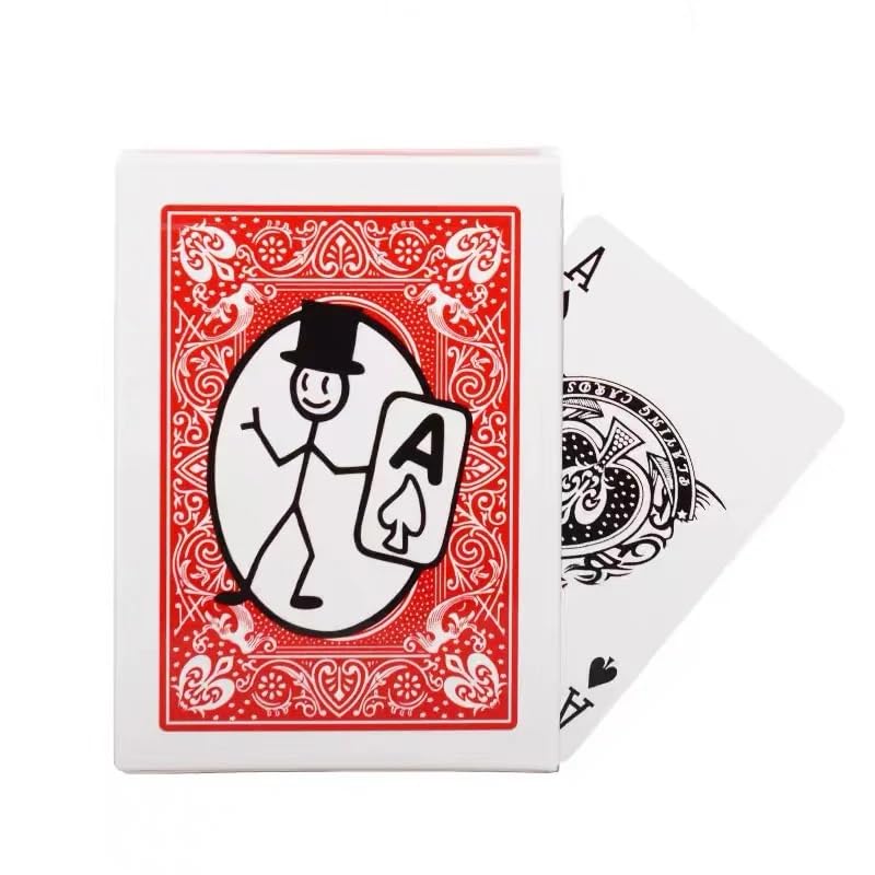 Paquete de baraja de dibujos animados Predicción de póquer,