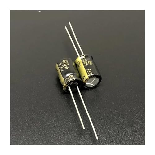 10 820uF 6.3V FJ V[Y 8x11.5mm Low 6.3V820uF }U[{[h RfT LpV^X [^[