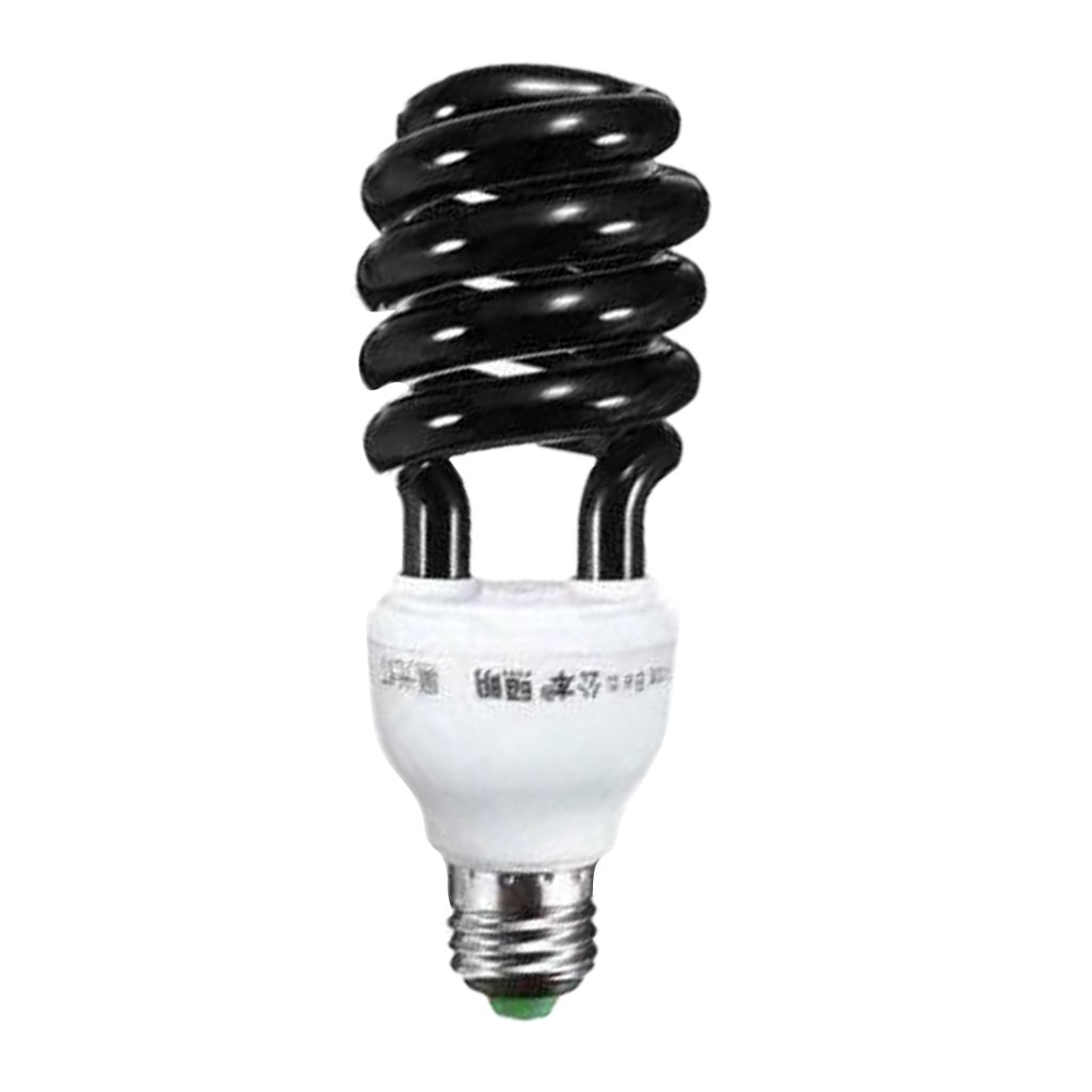 MERISHOPP E27 15W 220V Energy Saving Ultraviolet UltraVoilet Black Stage Sprial Lamp Light Bulb-image-32