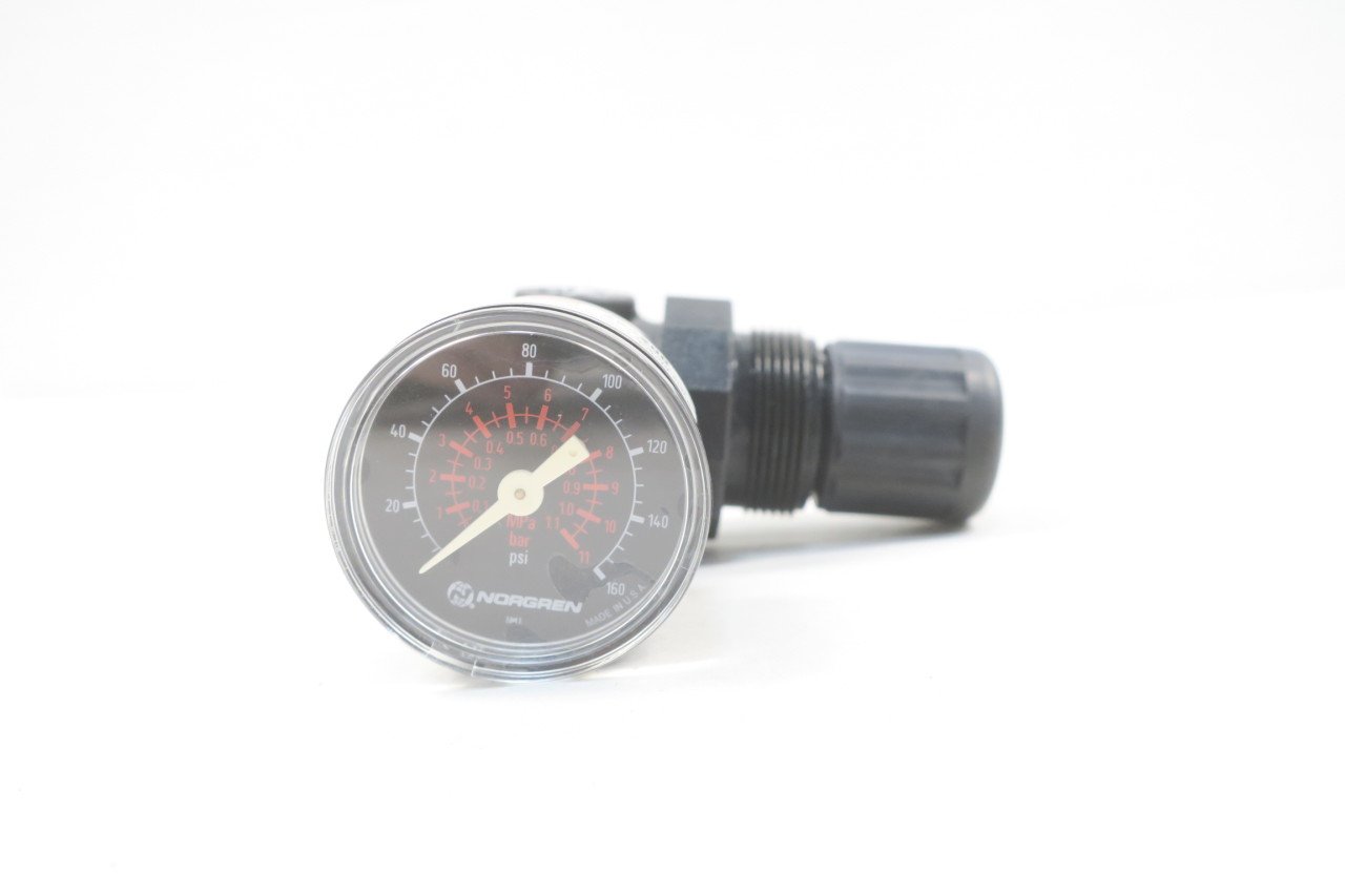 Norgren R07-200-RGKA PNEUMATIC REGULATOR 5-100PSI 1/4IN NPT 300PSI D582481