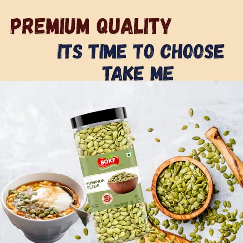 Image of BOKF Pumpkin Seeds + Flax Seeds Combo Pack | Natural & Raw Superfoods | Rich in Omega-3, Protein & Fiber | Healthy Snacking & Weight Management Seeds