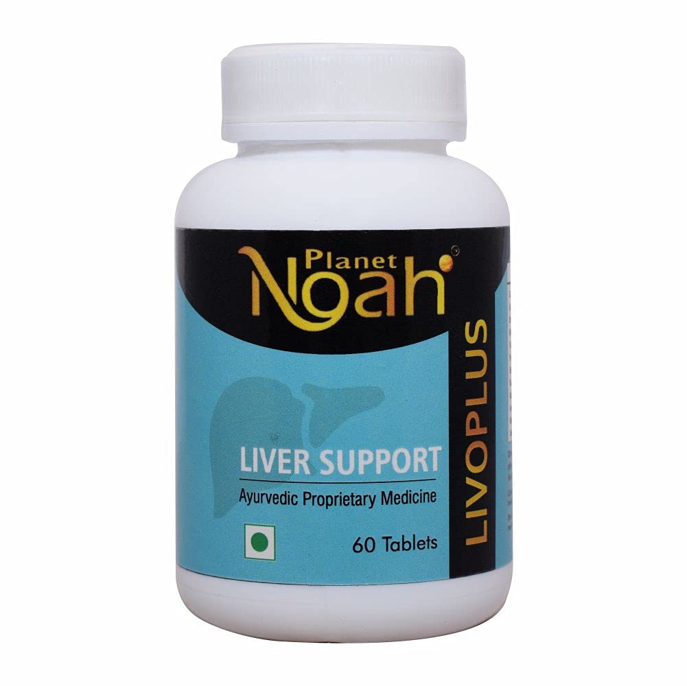 PLANET NOAH Livoplus Liver Support Ayurvedic Proprietary Tablet for Liver support and detox (60 Tablets)