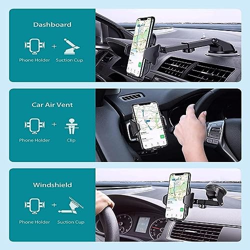 Image of Universal Phone Holder 360 Degree Rotatable Car Dashboard Phone Holder (1Pcs Holder)