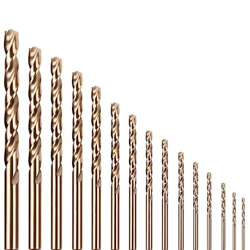 Miniatura 5 de KENDO Juego de sierra de agujero+KENDO Juego de brocas de cobalto 15 piezas (116"-38")